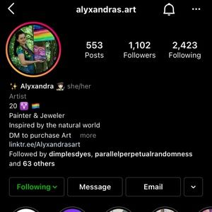 Follow my Artist Instagram!🌈🤩